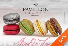 50% off on macarons, truffles and pates de fruits