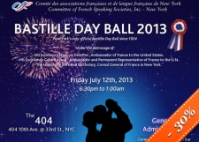 The official Bastille Day Ball in New York 2013