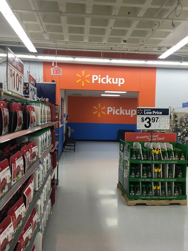 Walmart click and collect
